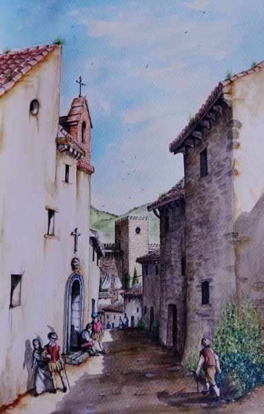 Calle Santa Catalina c 16th century.